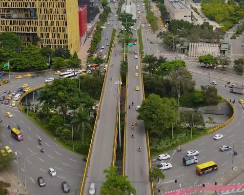 FotografoFoto Alcaldía de Medellín:El puente vehicular de la Avenida del Ferrocarril, sobre la calle San Juan, tendrá trabajos de mantenimiento.